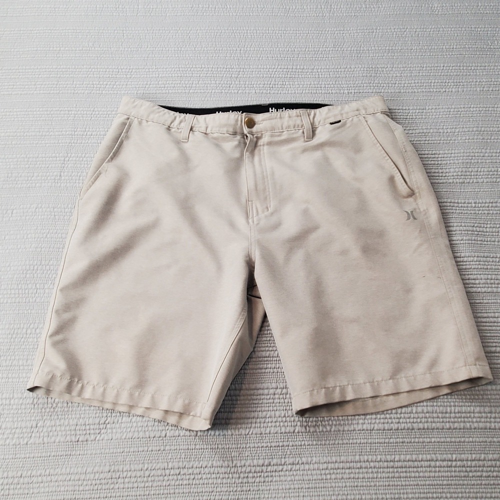 Hurley Hybrid Spacedye Walk Shorts Mens 38 Tan Bermuda Short HMS23-03349